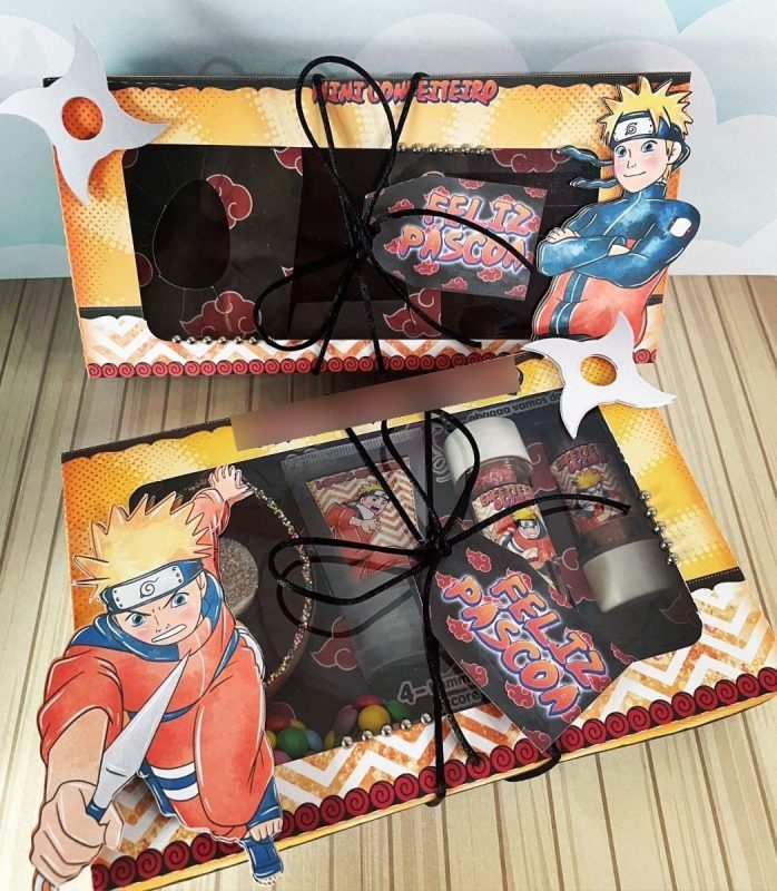 Arquivo De Corte Cesta Páscoa Naruto Silhouette Tesourete