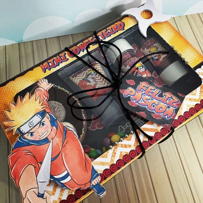 Arquivo De Corte Cesta Páscoa Naruto Silhouette Tesourete
