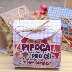 Arquivo de Corte Cinta Pipoca Festa Junina