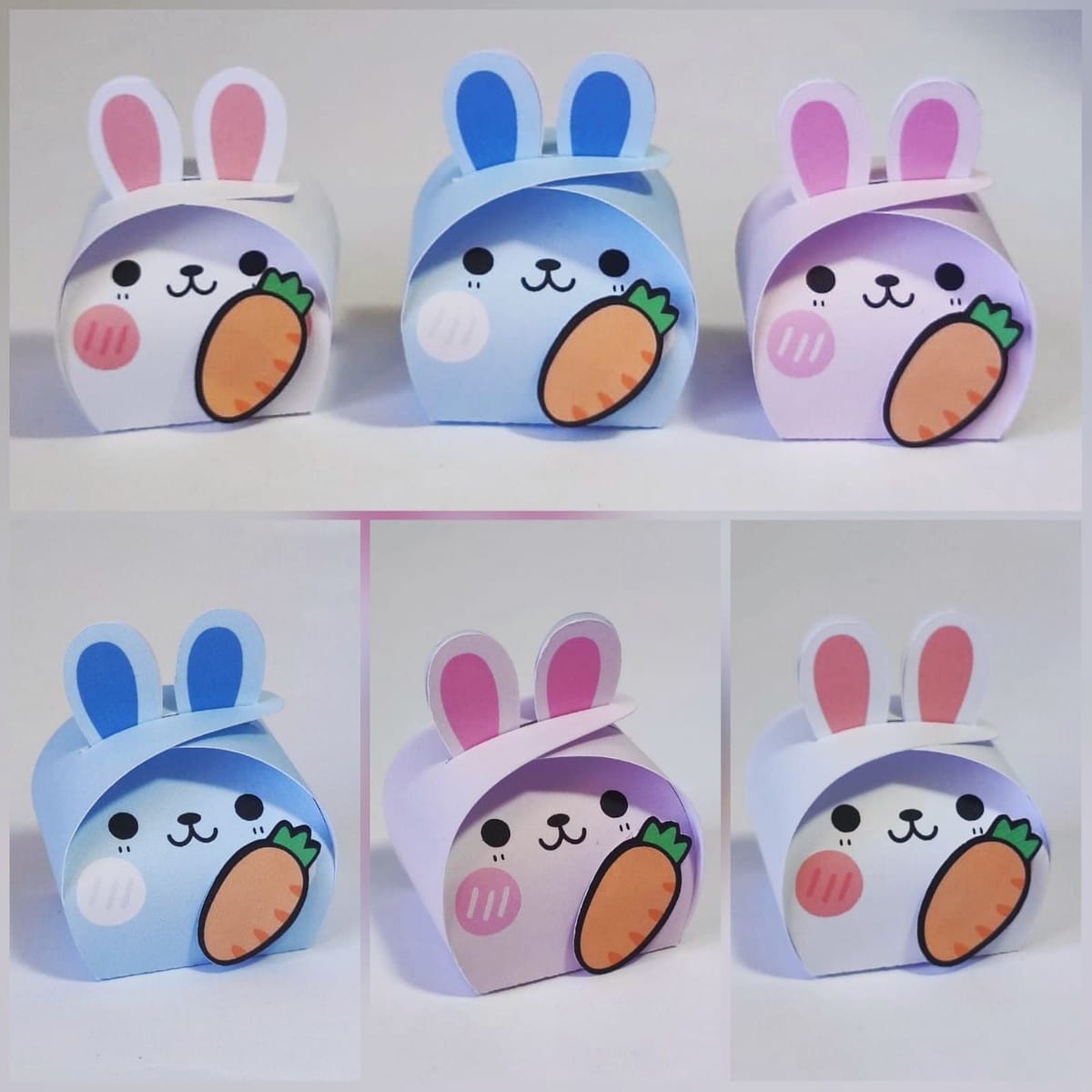 Arquivo de Corte Coelhinhos de Páscoa em Studio e PDF 2 Arquivo de Corte Coelhinhos de Páscoa em Studio e PDF - Imagem 2