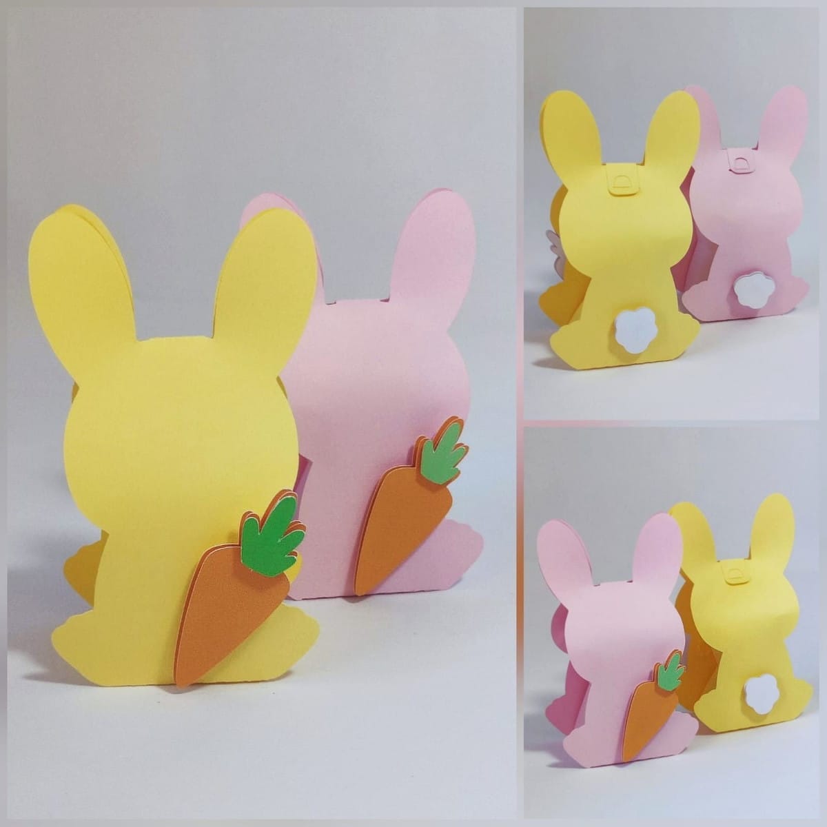 Arquivo de Corte Coelhinhos de Páscoa em Studio e PDF 5 Arquivo de Corte Coelhinhos de Páscoa em Studio e PDF - Imagem 5
