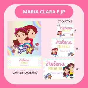 Arquivo de Corte Etiqueta Escolar Maria Clara e Jp 14 Arquivo de Corte Etiqueta Escolar Maria Clara e Jp