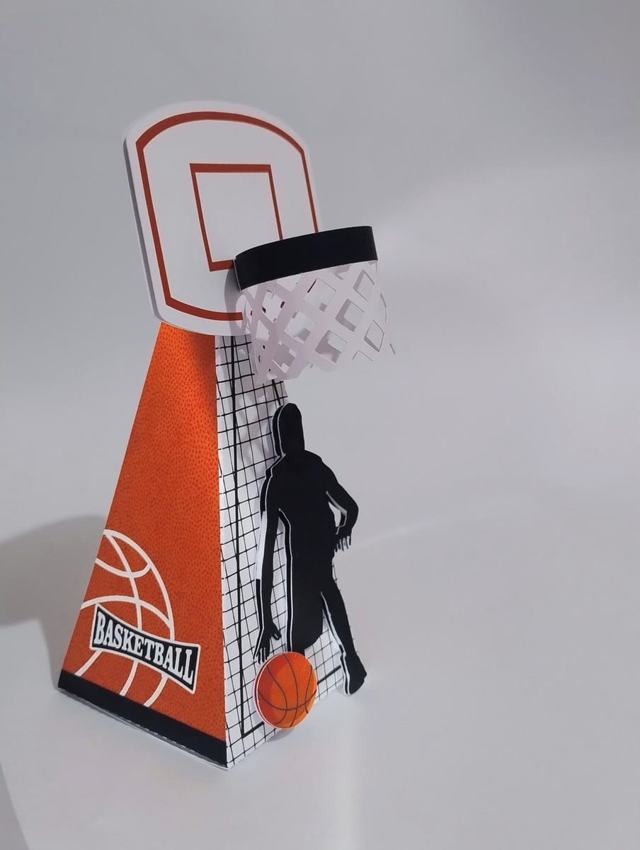 Kit Festa Basquete Arquivo de Corte Studio e PDF para Montar 5 Kit Festa Basquete Arquivo de Corte Studio e PDF para Montar - Imagem 5