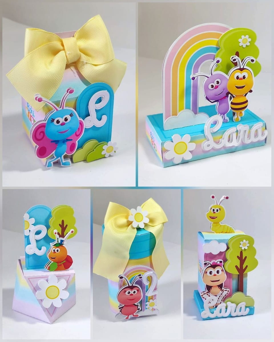 Arquivo de Corte Bichikids em Studio e PDF para Festa 1 Arquivo de Corte Bichikids em Studio e PDF para Festa