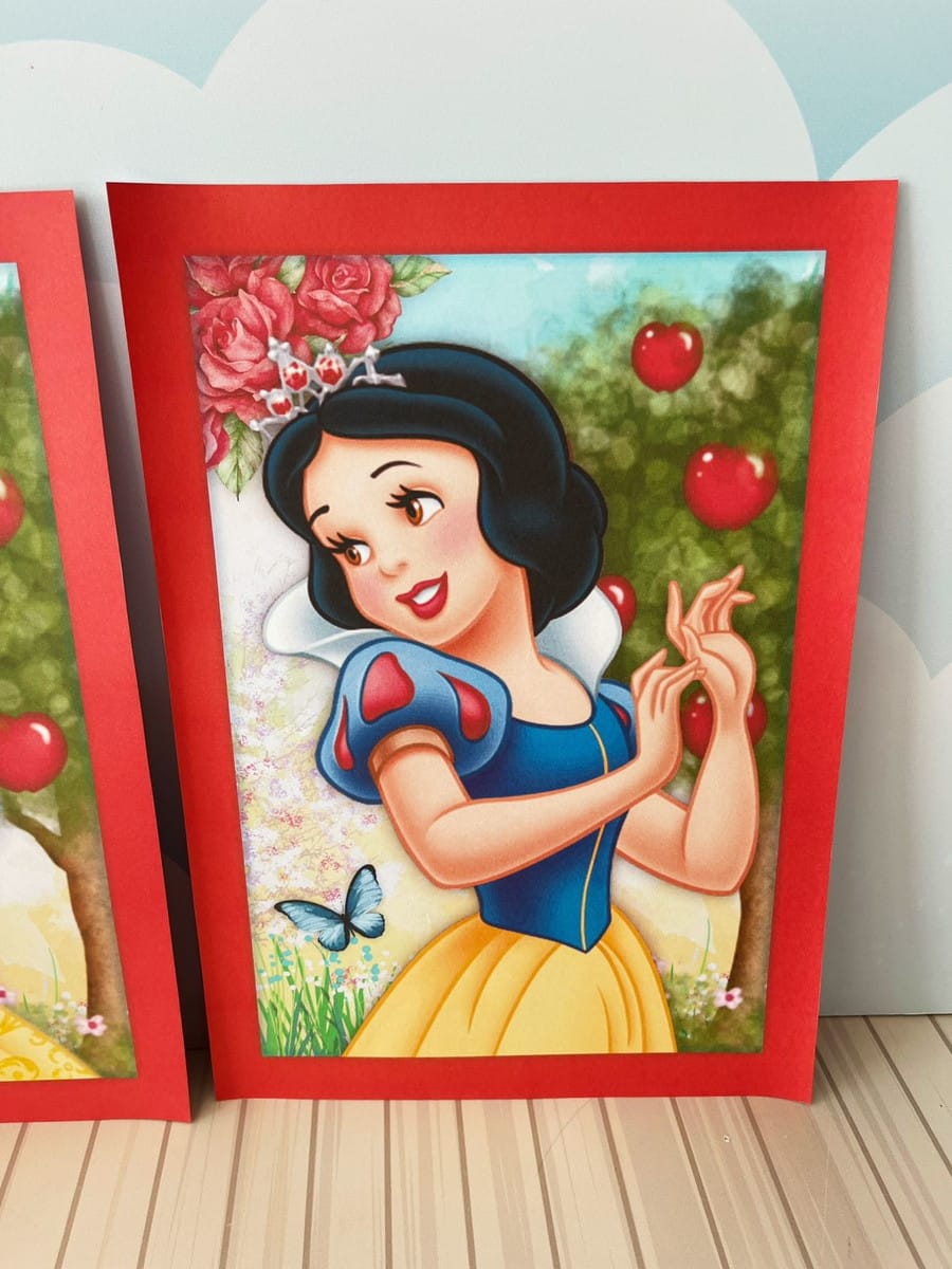 Arquivo de Corte Branca de Neve para Festa Luxuosa 2 Arquivo de Corte Branca de Neve para Festa Luxuosa - Imagem 2
