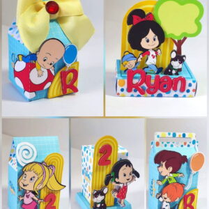 Arquivo de Corte Cléo e Cuquin para Festa em Studio e PDF 8 arquivo de corte festa cleo e cuquin studio e pdf