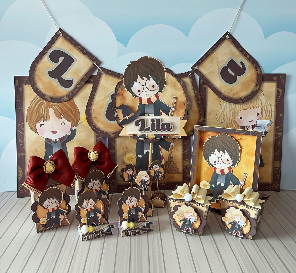 Kit de Corte Harry Potter para Festa Temática 1 Kit de Corte Harry Potter para Festa Temática