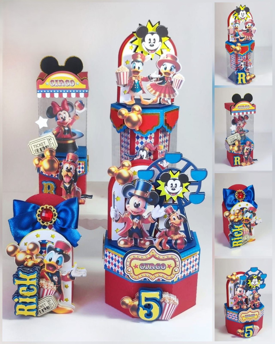 Arquivo de Corte Festa Mickey Luxo para Decoração 1 Arquivo de Corte Festa Mickey Luxo para Decoração