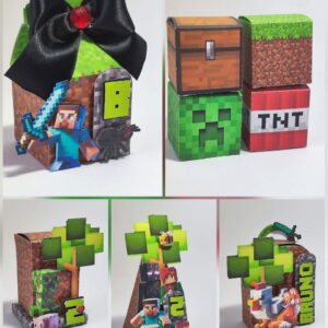 Arquivo de Corte Festa Minecraft em Studio e PDF 10 arquivo de corte festa minecraft studio e pdf