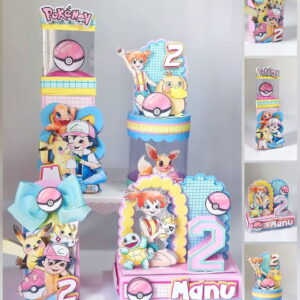 arquivo de corte festa pokemon menina studio e pdf