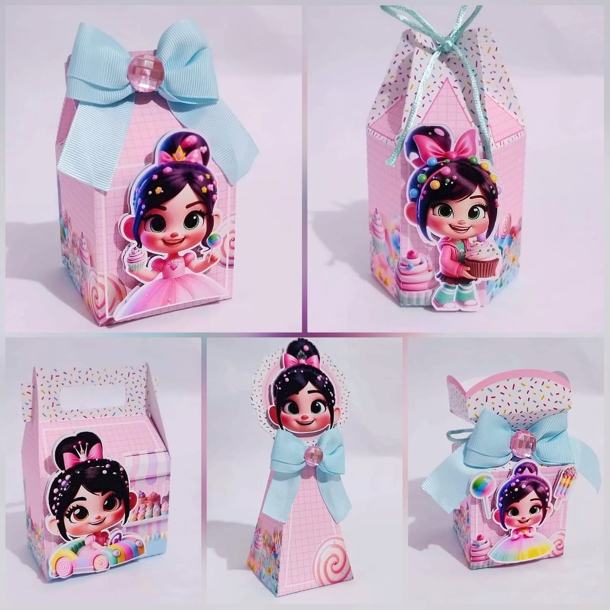 Arquivo de Corte Vanellope para Festa em PDF e Studio 1 Arquivo de Corte Vanellope para Festa em PDF e Studio