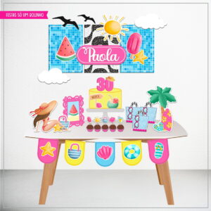 Arquivo de Corte Festa Verão Kit Digital para Decorar 16 arquivo de corte festa verao studio e pdf