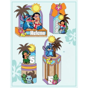 Arquivo de Corte Lilo e Stitch para Festa Digital 8 Arquivo de Corte Lilo e Stitch para Festa Digital