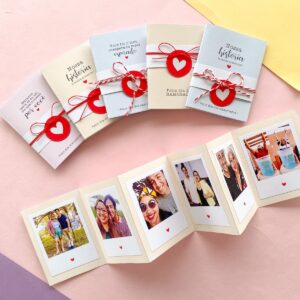 Arquivo de Corte Mini Álbum de Fotos Dia dos Namorados PDF