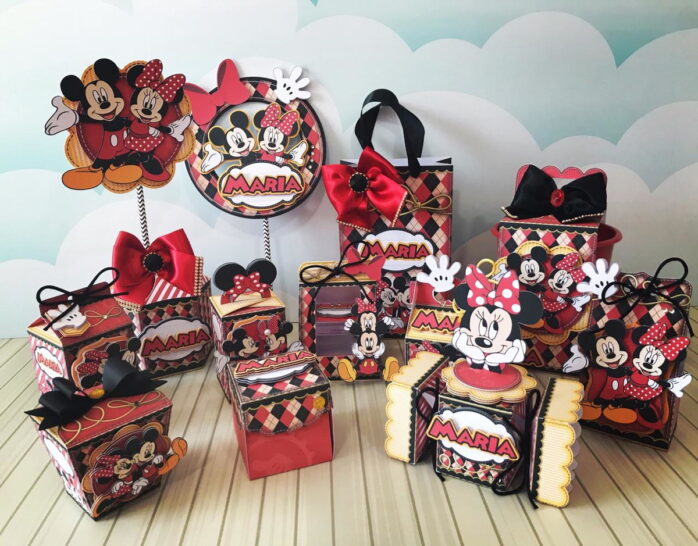 Arquivo de Corte Minie e Mickey - STUDIO/PDF/PNG