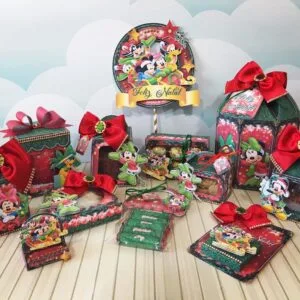 Arquivo de Corte Natal Mickey e Minnie 16 Arquivo de Corte Natal Mickey e Minnie