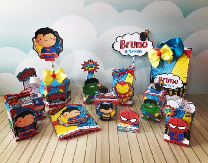 Arquivo de Corte Super Heróis -STUDIO/PDF/PNG