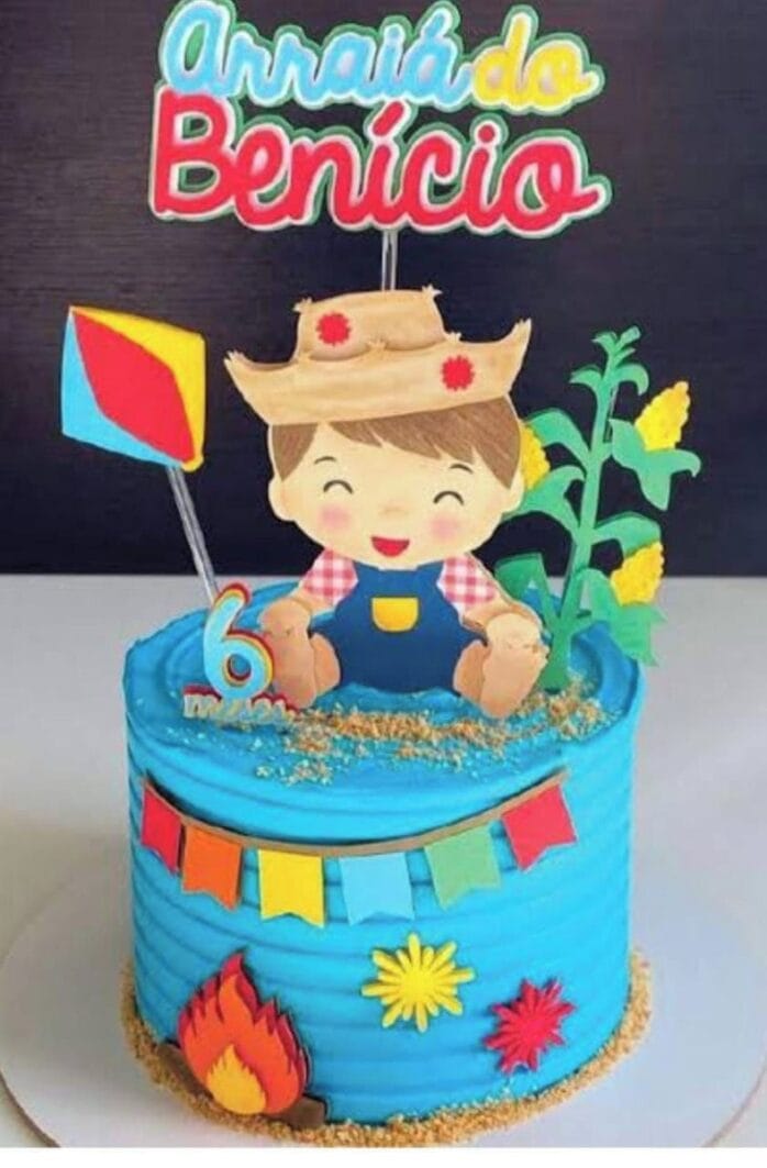 Arquivo de Corte Topo de Bolo Junino Camadas - Studio
