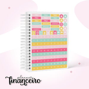 Kit Digital de Adesivos Financeiros para Planner 13 arquivo digital adesivos planner financeiro