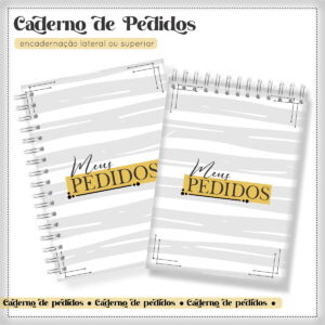 arquivo digital caderno de pedidos menino
