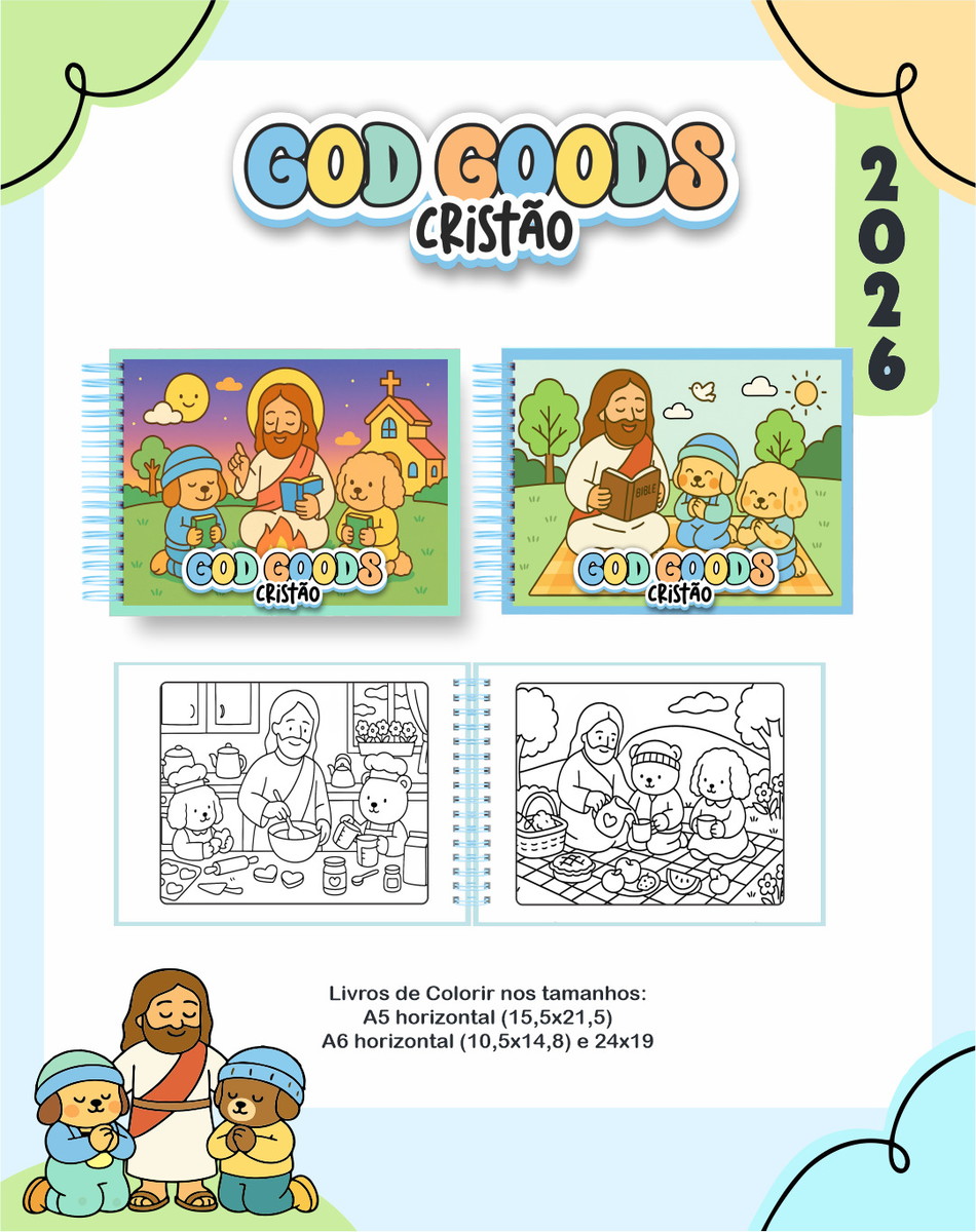 Arquivo Digital Encadernação Cristã Menino Bobbie Goods 3 Arquivo Digital Encadernação Cristã Menino Bobbie Goods - Imagem 3
