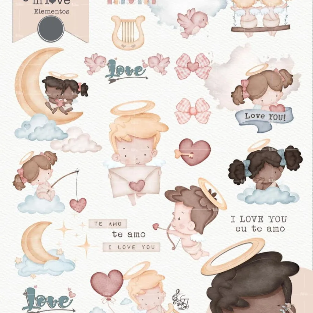 Arquivo Digital Namorados Cupidos Anjos Figuras Frases Fofas 4 Arquivo Digital Namorados Cupidos Anjos Figuras Frases Fofas