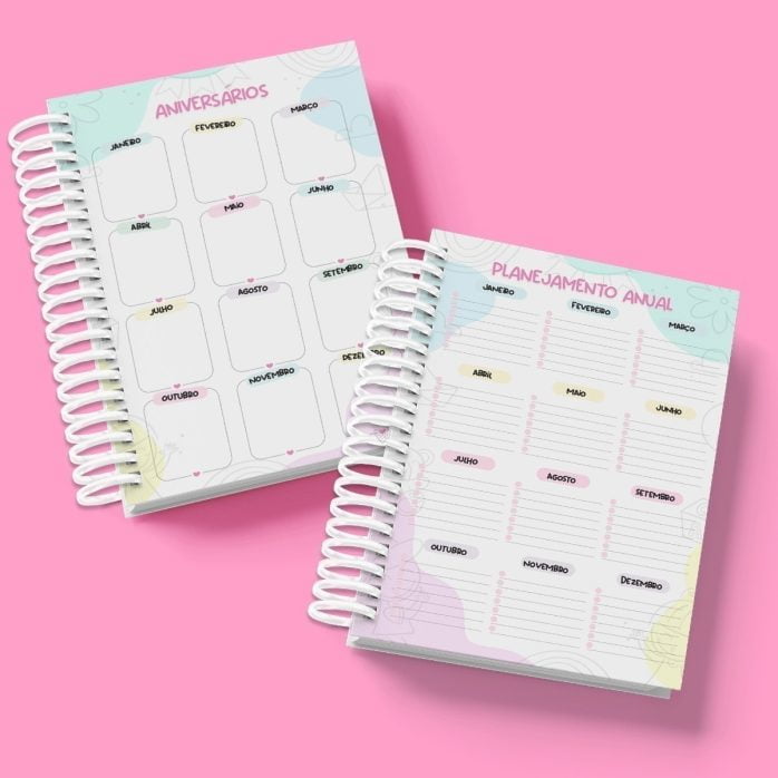 Arquivo Digital Planner Agenda Escolar 2023 2024 Calendário