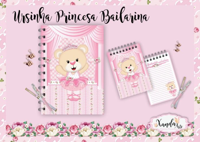 Arquivo Digital Ursinha Princesa Bailarina - Anotações