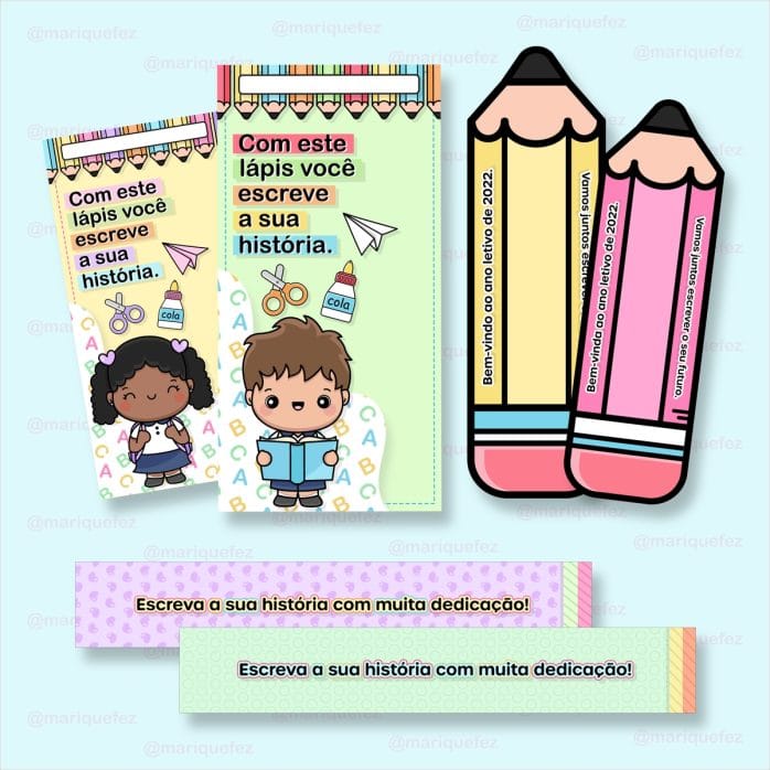 Arquivo Digital Volta às Aulas 375 Elementos e Ilustrações