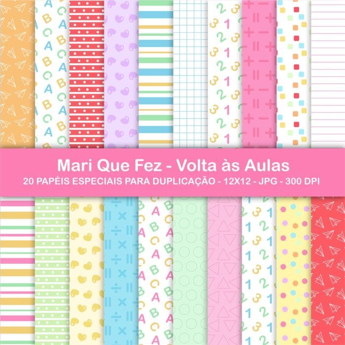 Arquivo Digital Volta às Aulas 375 Elementos e Ilustrações
