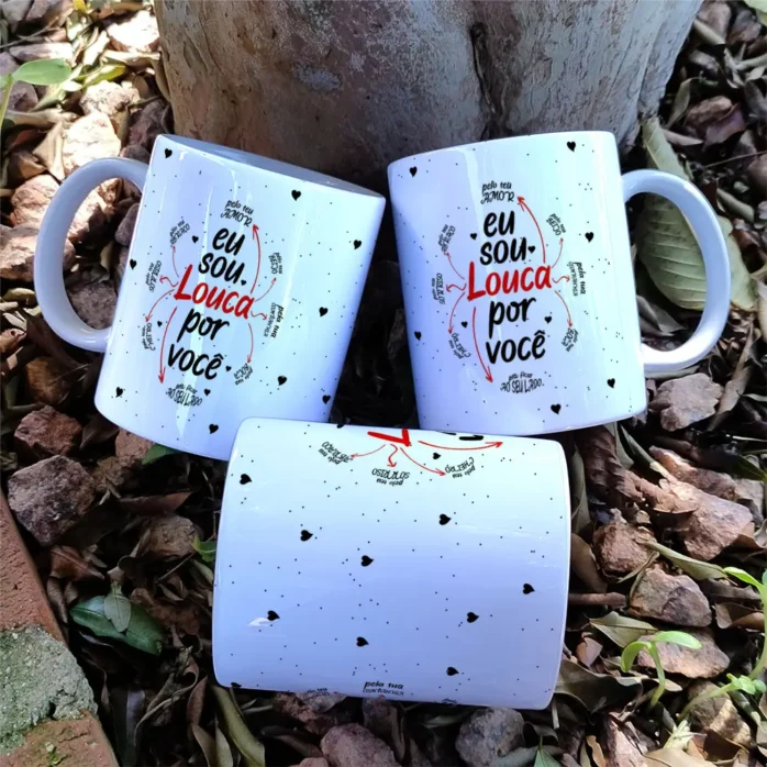 Arquivo Editável de Artes para Caneca - Dia dos Namorados