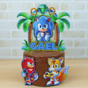 Arquivo Festa Sonic para Silhouette com Nome Gael Editável 9 Arquivo Festa Sonic para Silhouette com Nome Gael Editável