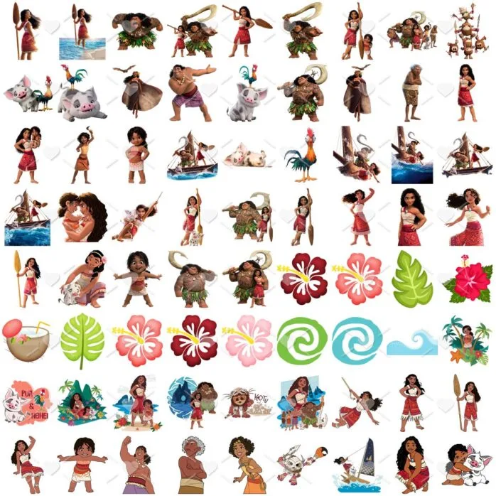 Arquivo Imagens Moana 2 Png Alfabeto 2