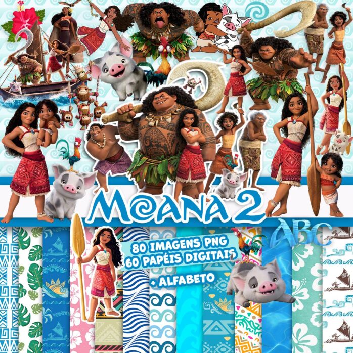 Arquivo Imagens Moana 2 Png Alfabeto 3