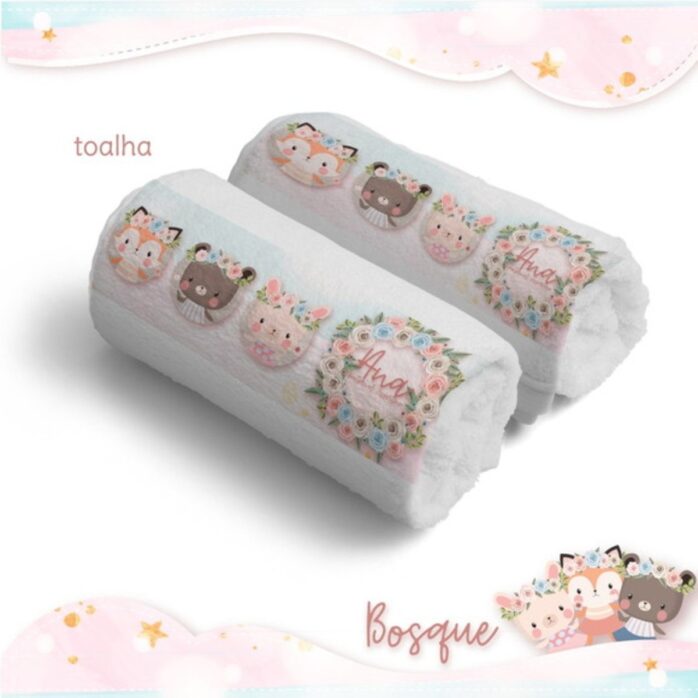 Arquivo Kit Sublimação Bosque Menina