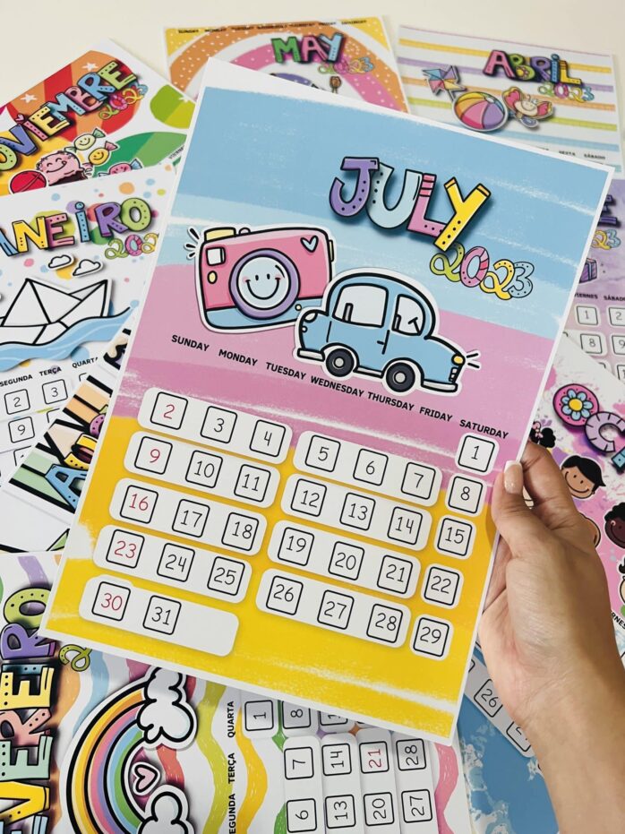 Arquivo PDF Calendário 2023 Infantil Atividade Pedagógica