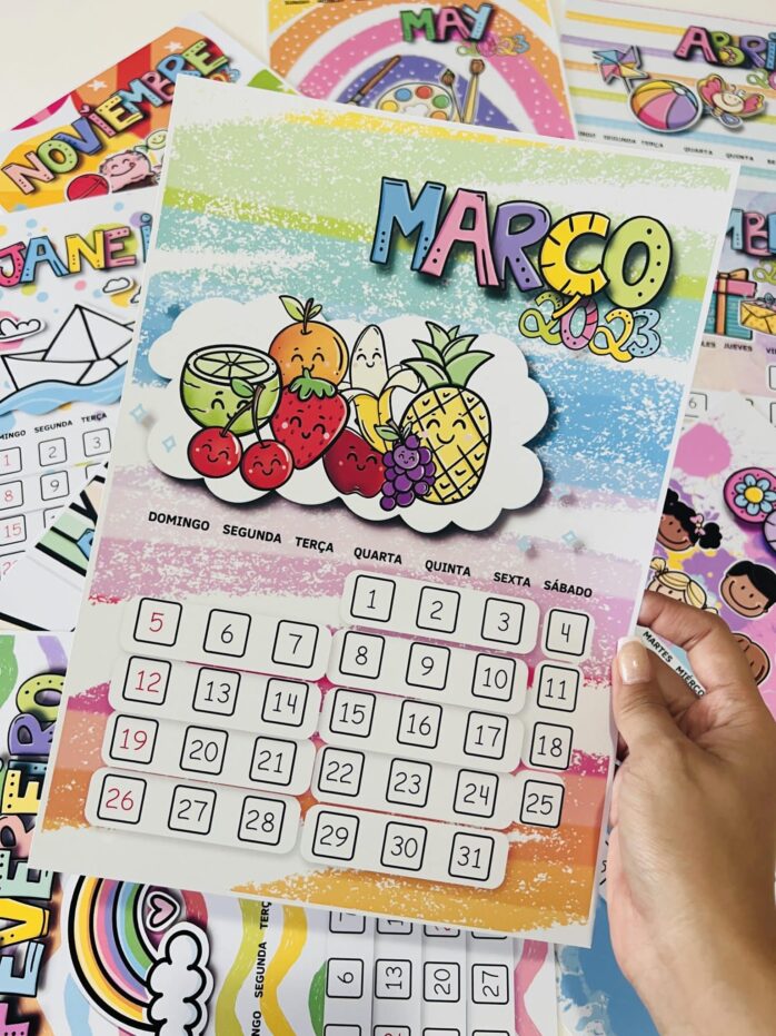 Arquivo PDF Calendário 2023 Infantil Atividade Pedagógica