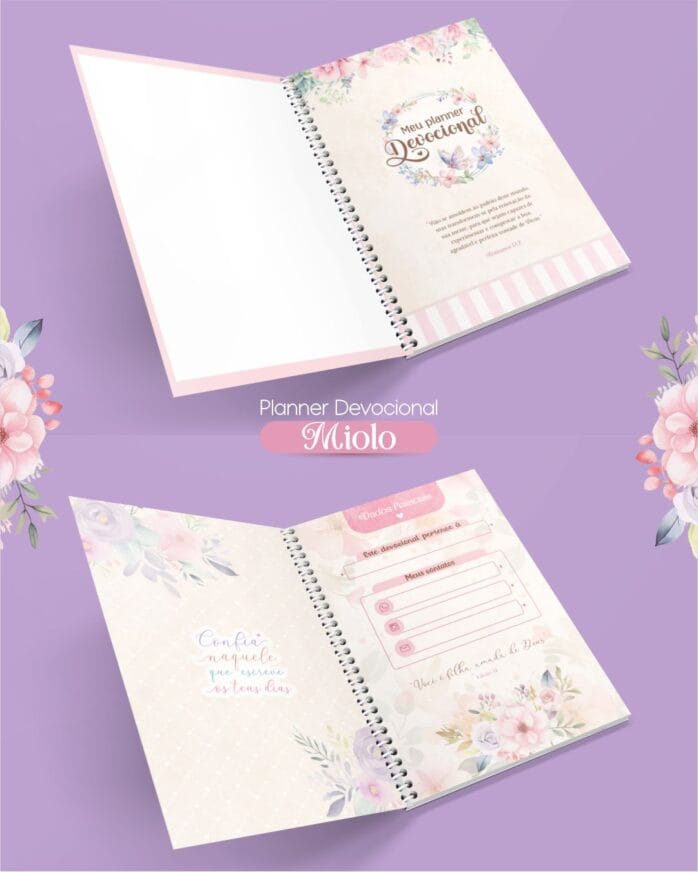 Arquivo Planner Devocional e Bloquinhos | Forte & Corajosa