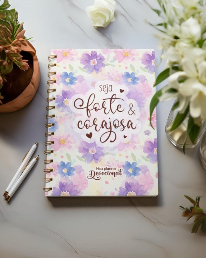 Arquivo Planner Devocional e Bloquinhos | Forte & Corajosa