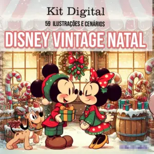 Arquivo PNG Disney Vintage Natalino para Personalizados Criativos 13 Arquivo PNG Disney Vintage Natalino para Personalizados Criativos