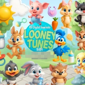 Arquivo PNG para Festas Temáticas Baby Looney Tunes