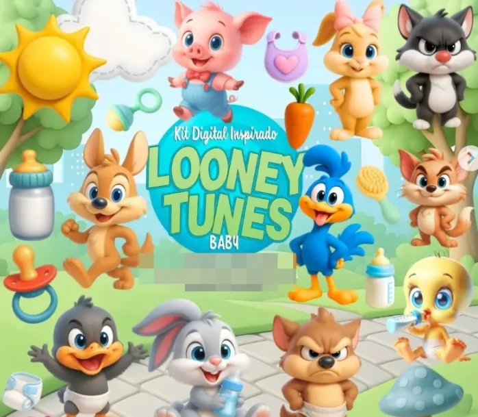 Arquivo PNG para Festas Temáticas Baby Looney Tunes
