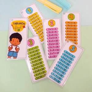 Arquivo Tabuada Fácil Volta às Aulas Menina e Menino Fofo