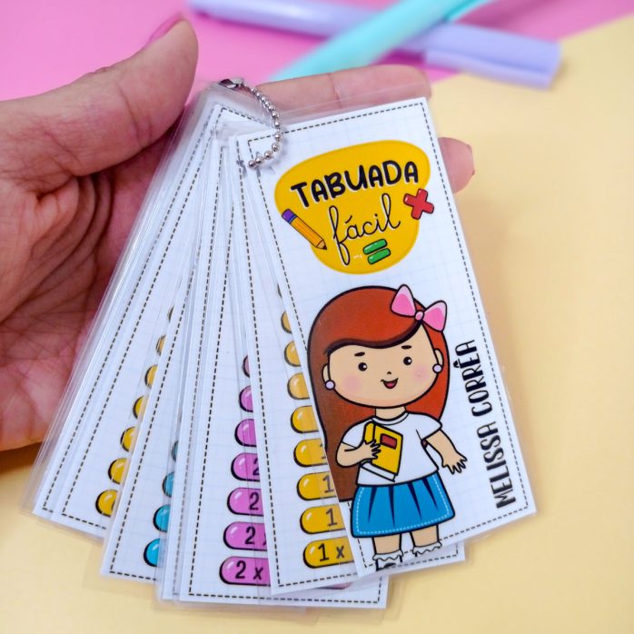 Arquivo Tabuada Fácil Volta às Aulas Menina e Menino Fofo