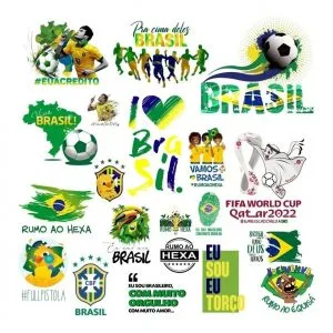 Arquivos Copa Mundo 2022 Qatar Brasil Sublimação Taça Camisa