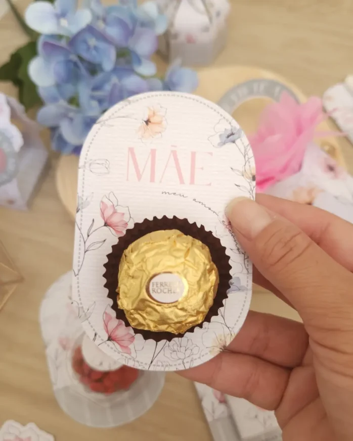 Arquivos de Corte PDF: Presente Personalizado Dia das Mães