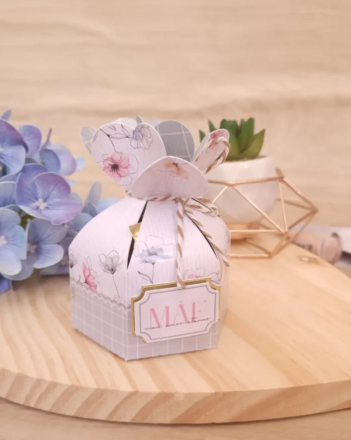 Arquivos de Corte PDF: Presente Personalizado Dia das Mães