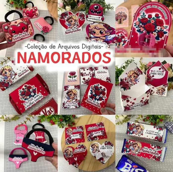 Arquivos de Corte Presentes Românticos - Dia dos Namorados