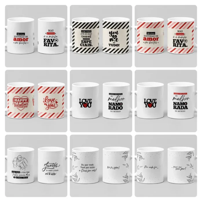 Arquivos de Design para Caneca - Especial Namorados