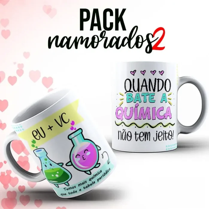 Arquivos Editáveis de Dia dos Namorados para Sublimação